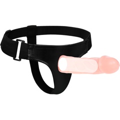  Телесный фаллоимитатор на трусиках Jessica Strap-On 15,5 см 