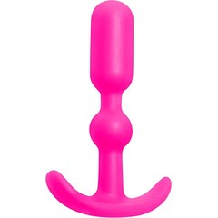  Розовая силиконовая анальная пробка Anal Anchor 10,2 см 
