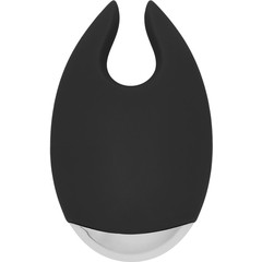  Черный клиторальный вибростимулятор Vayle 10,5 см 