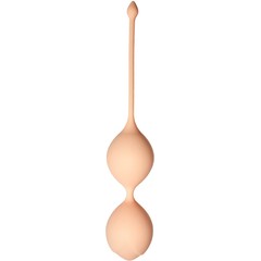  Телесные вагинальные шарики Кегеля со смещенным центом тяжести Delta 