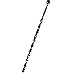  Серебристый длинный уретральный плаг-косичка TOYFA Metal 15,7 см 
