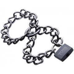  Металлические цепи-оковы с замком Locking Chain Cuffs 
