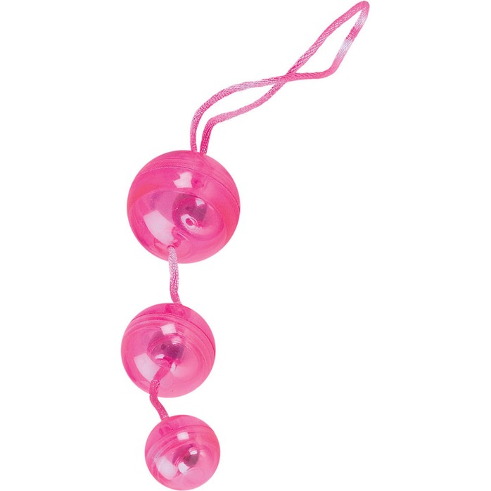 Три розовых вагинальных шарика - Orgasm Balls