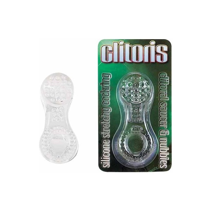 Прозрачное эрекционное кольцо со стимулятором клитора Clitoris