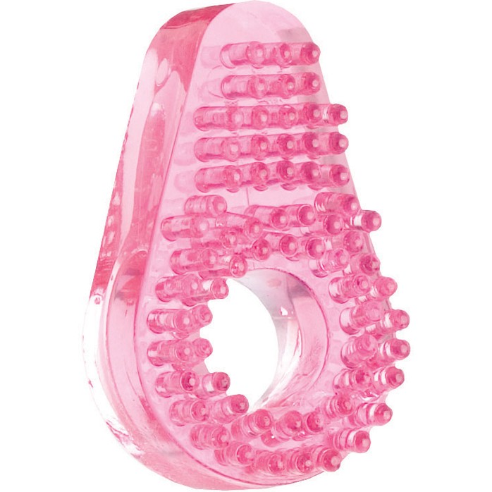 Розовое эрекционное кольцо для мягкой стимуляции клитора - Rings!