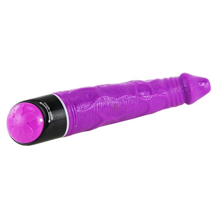 Фиолетовый гелевый вибромассажёр Adour Club - 23,5 см. Фотография 2.