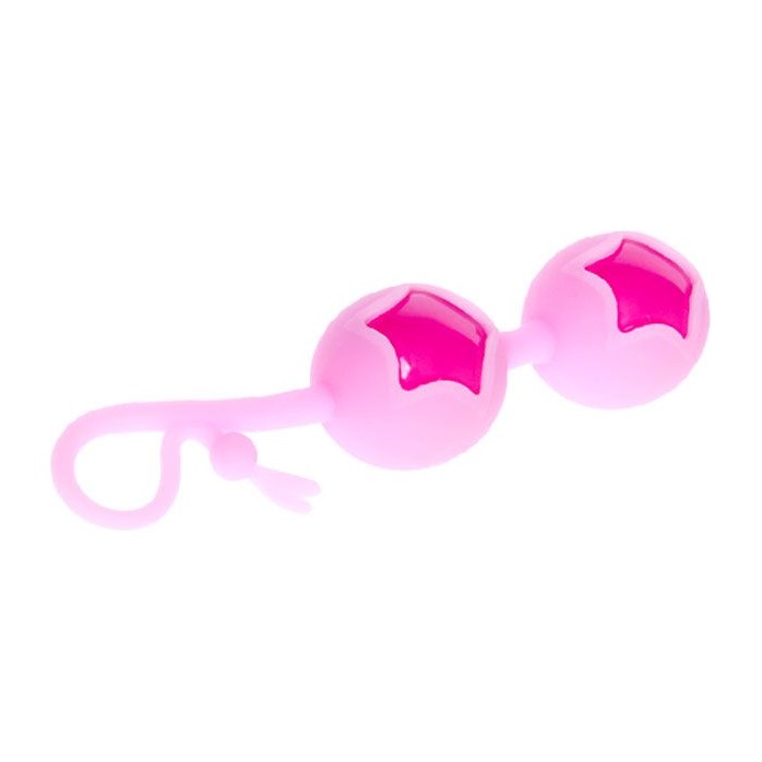 Розовые вагинальные шарики из силикона. Фотография 2.