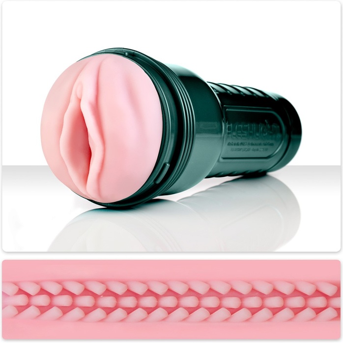 Мастурбатор-вагина Fleshlight - Vibro Pink Lady Touch с вибрацией