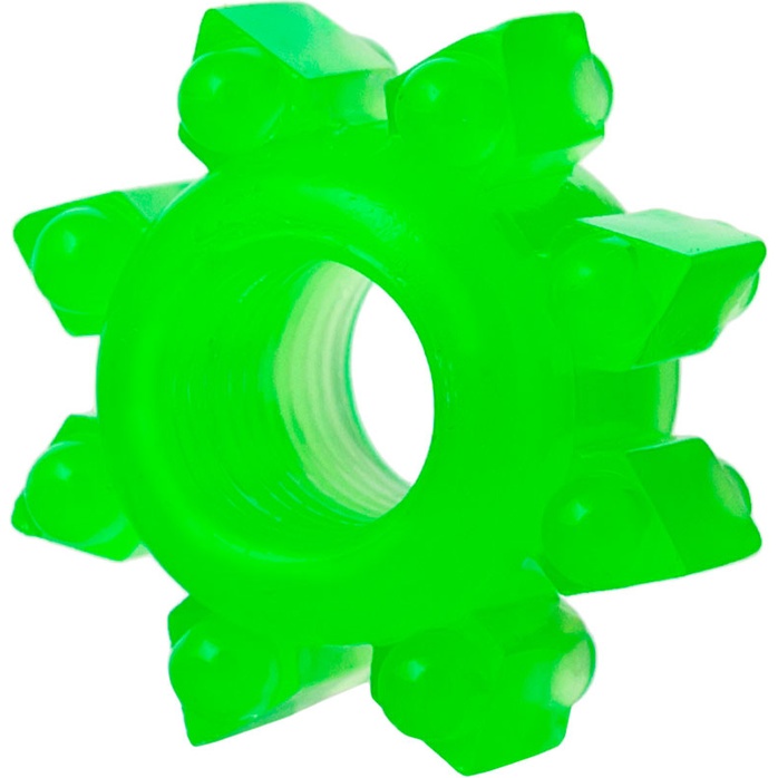 Набор из 6 зелёненьких эрекционных колец. Фотография 3.