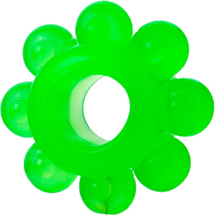 Набор из 6 зелёненьких эрекционных колец. Фотография 4.
