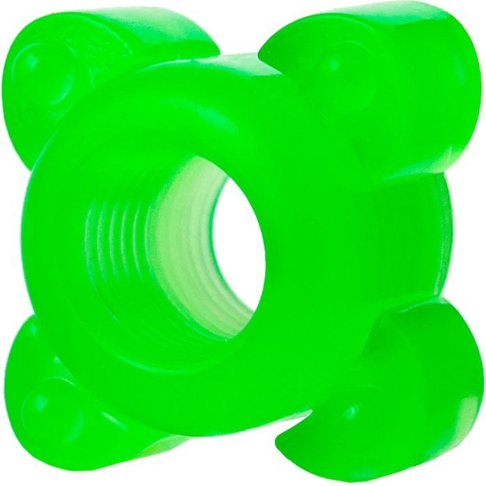 Набор из 6 зелёненьких эрекционных колец. Фотография 5.