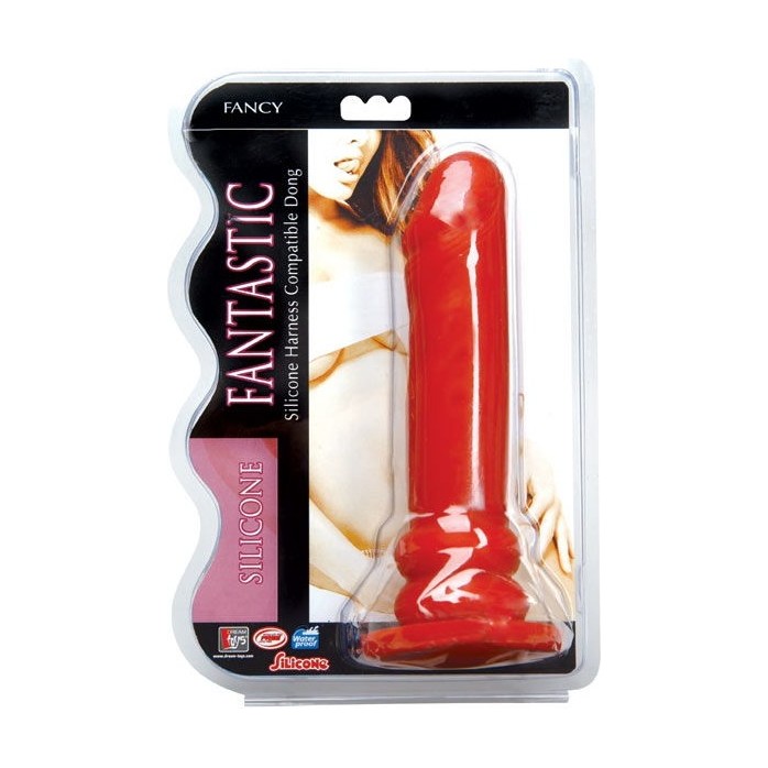 Красный силиконовый фаллос Impulse ( Dream toys 20203) - Fancy