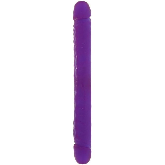 Двойной фиолетовый фаллоимитатор DOUBLE DONG LAVENDER - 30 см