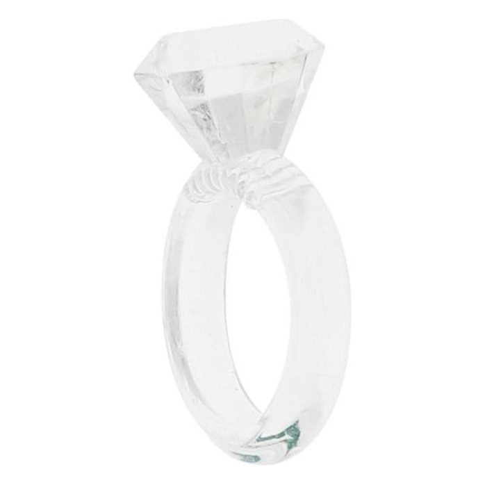 Эрекционное кольцо в виде колечка SILICON DIAMOND COCKRING