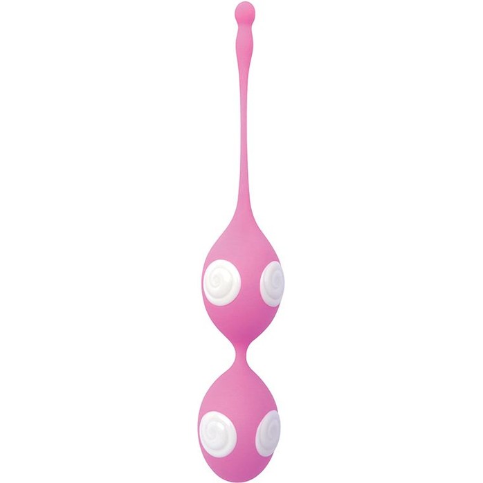 Розово-белые вагинальные шарики Play Candy Beanz - Play Candi