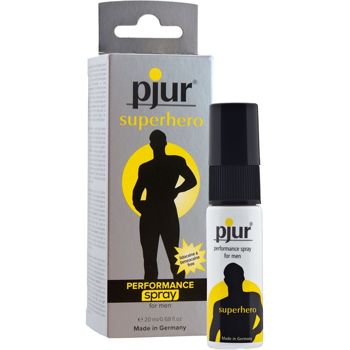 Пролонгирующий мужской спрей pjur SUPERHERO spray - 20 мл - Pjur SUPERHERO