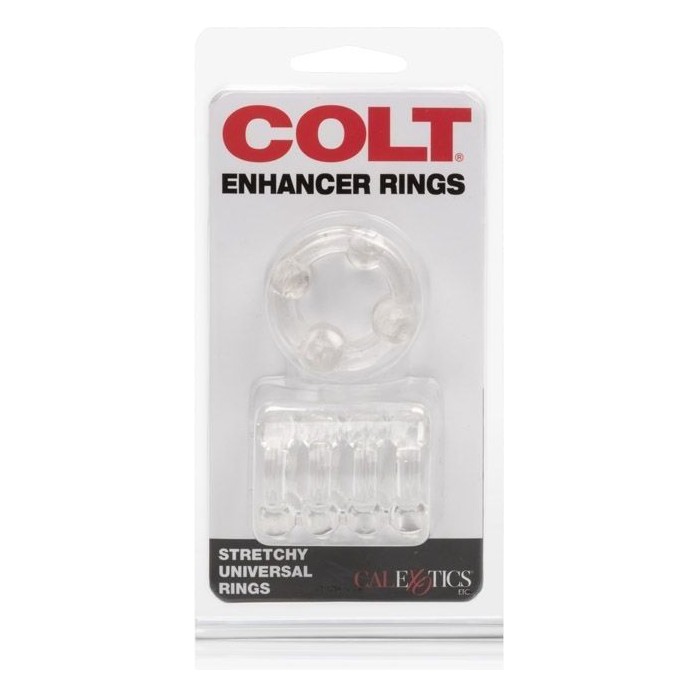 Комплект из 2 прозрачных эрекционных колец COLT Enhancer Rings - Colt. Фотография 2.