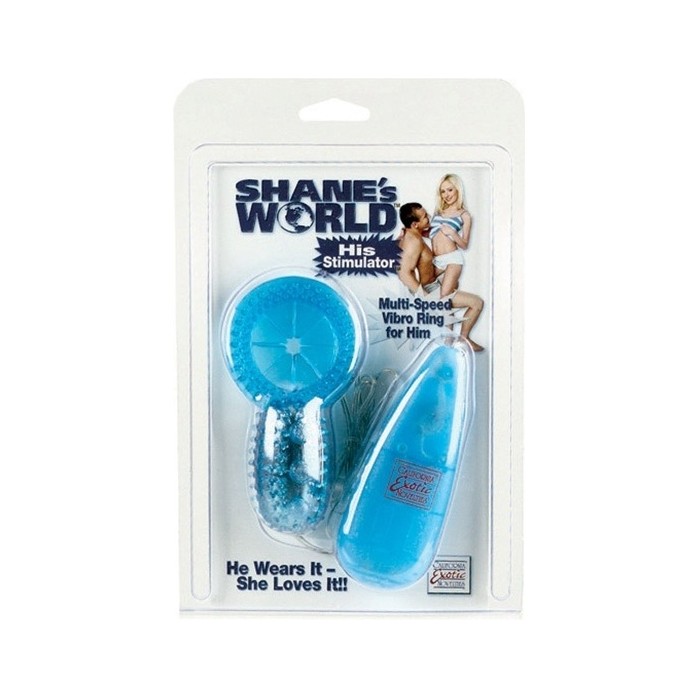 Голубое виброкольцо с пультом - Shane s World. Фотография 2.