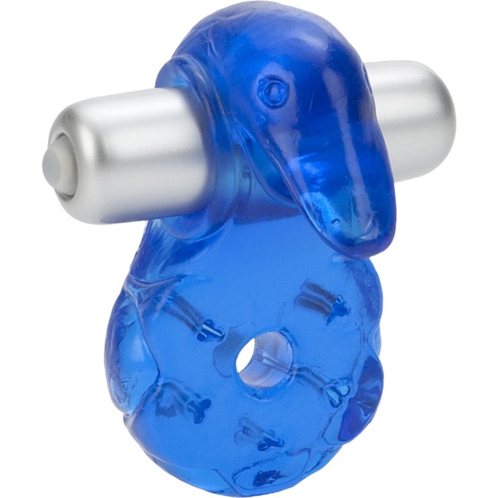 Синее эрекционное кольцо с утенком Micro Vibe Arouser Power Duckie - Couples Enhancers