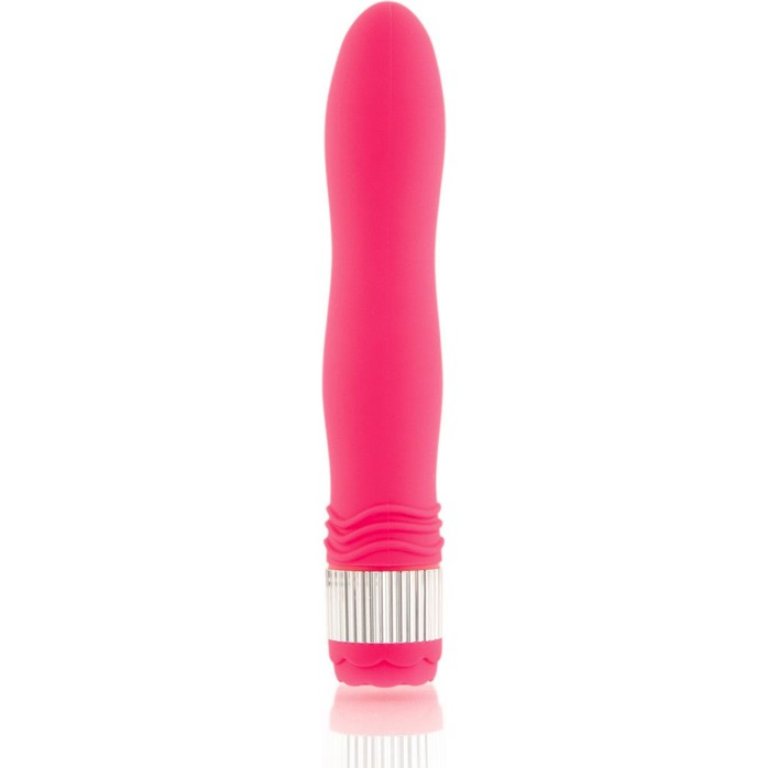Розовый водонепроницаемый вибратор - 21,5 см - Sexus Funny Five