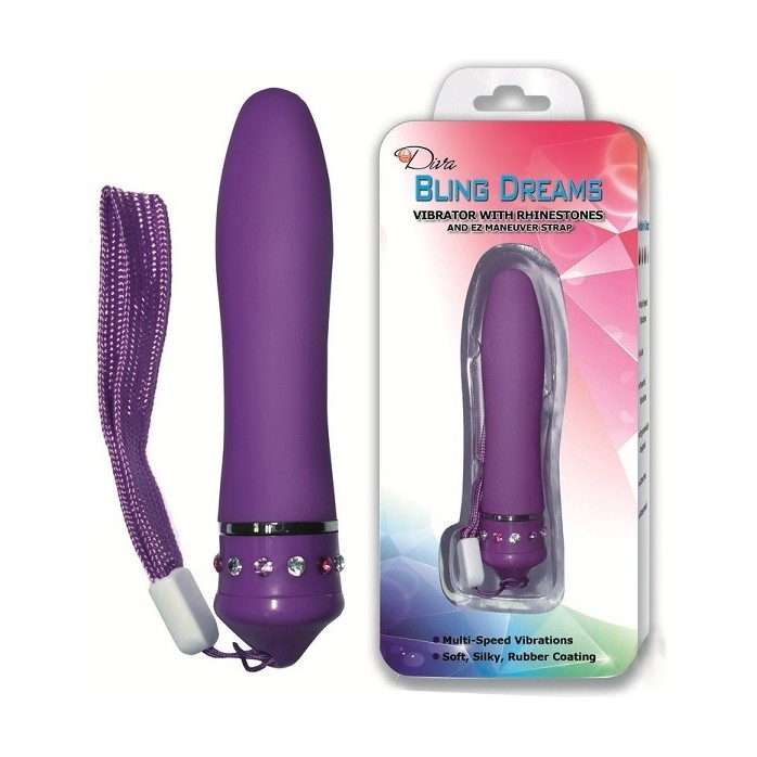 Минивибратор со стразами