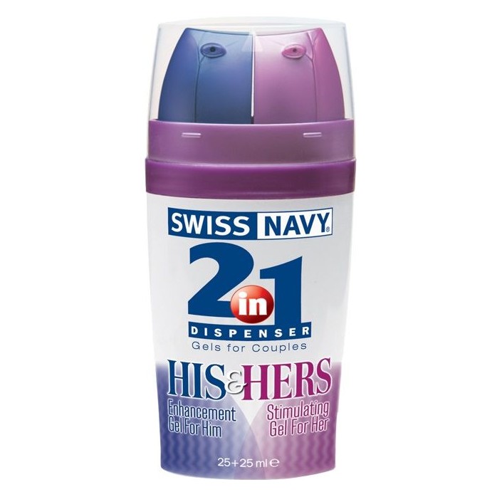 Возбуждающий лубрикант для двоих Swiss Navy Lube 2-in-1 HIS HERS Stimulating Gels - 50 мл - 2-in-1 Lubes