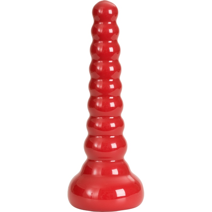 Ребристая анальная втулка Red Boy Anal Wand Butt Plug - 21,3 см - Red Boy