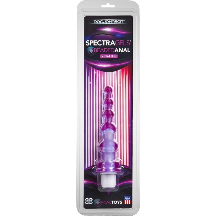 Фиолетовая анальная виброёлочка SPECTRA GELS - 17,7 см - SpectraGels. Фотография 2.