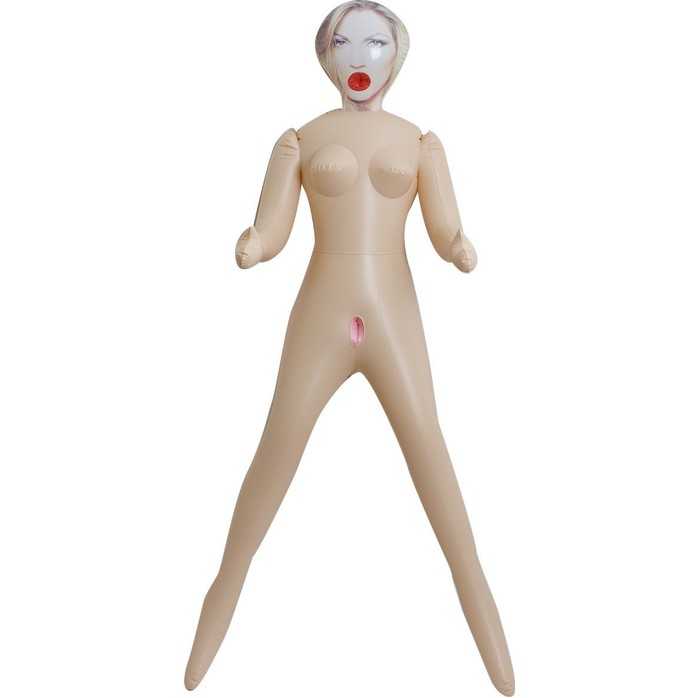 Надувная секс-кукла Vivid Superstar Janine 3-Hole Doll with Realistic Face - Vivid Toys. Фотография 2.