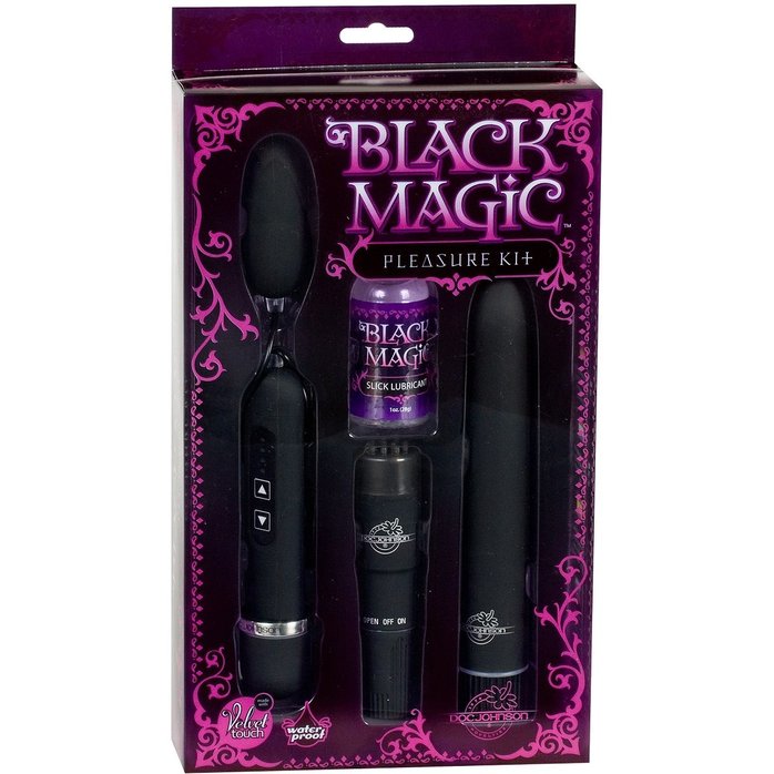 Черный вибронабор Black Magic Pleasure Kit - Black Magic. Фотография 2.