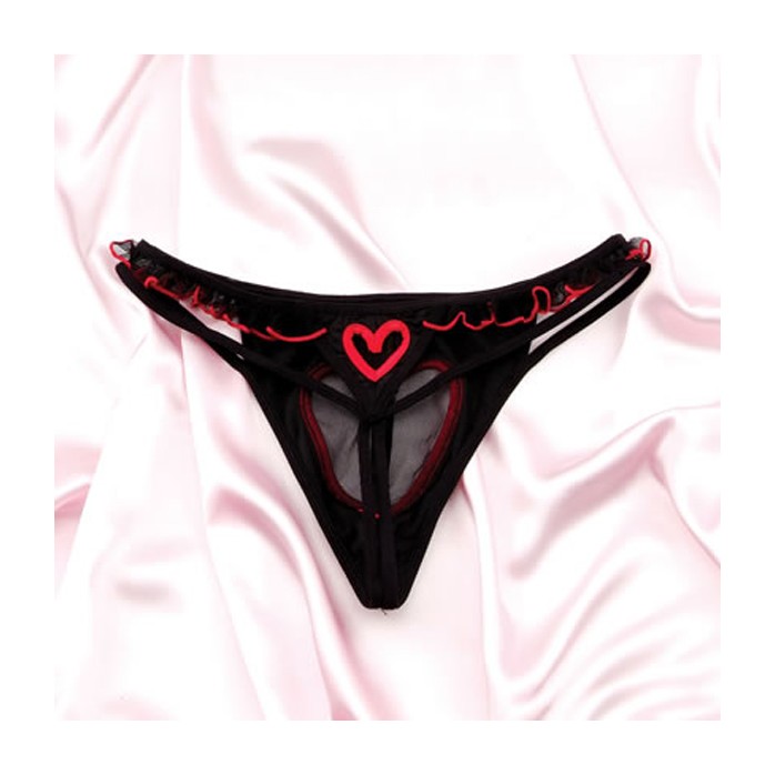 Пикантные трусики с сердечком - Valentine. Фотография 2.