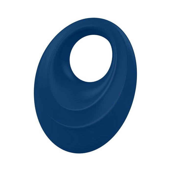 Синее эрекционное кольцо B5 с вибрацией. Фотография 3.