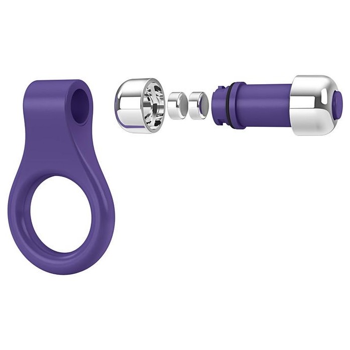 Эрекционное виброкольцо B1 ежевичного цвета. Фотография 3.