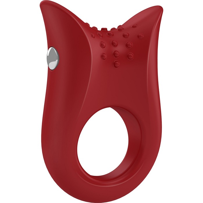 Красное эрекционное виброкольцо B2