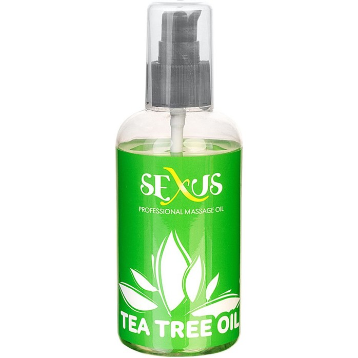 Массажное масло с ароматом чайного дерева Tea Tree Oil - 200 мл - Sexus Lubricant