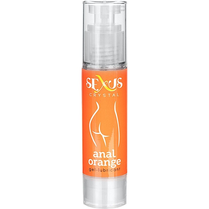 Анальная гель-смазка с ароматом апельсина Crystal Orange Anal - 60 мл - Sexus Lubricant