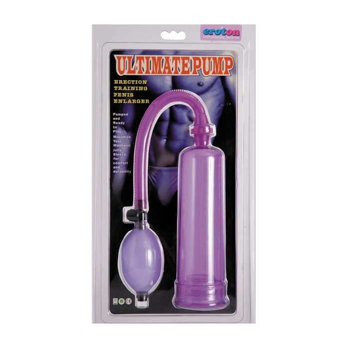 Фиолетовая помпа для вакуумного массажа. Фотография 2.