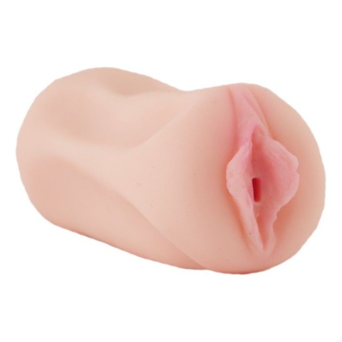 Мастурбатор-вагина с нежно-розовыми малыми губами - Basic