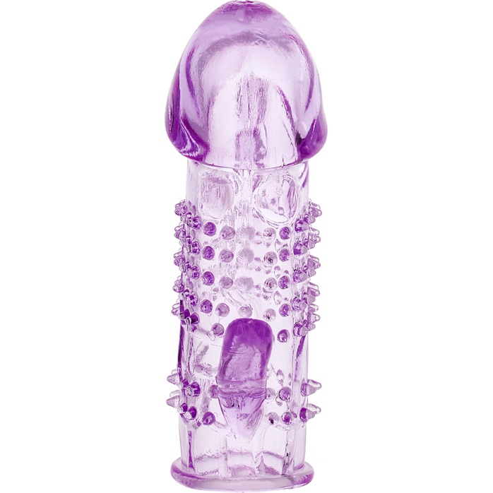 Фиолетовая насадка с коготком и шипами - 13 см. Фотография 2.