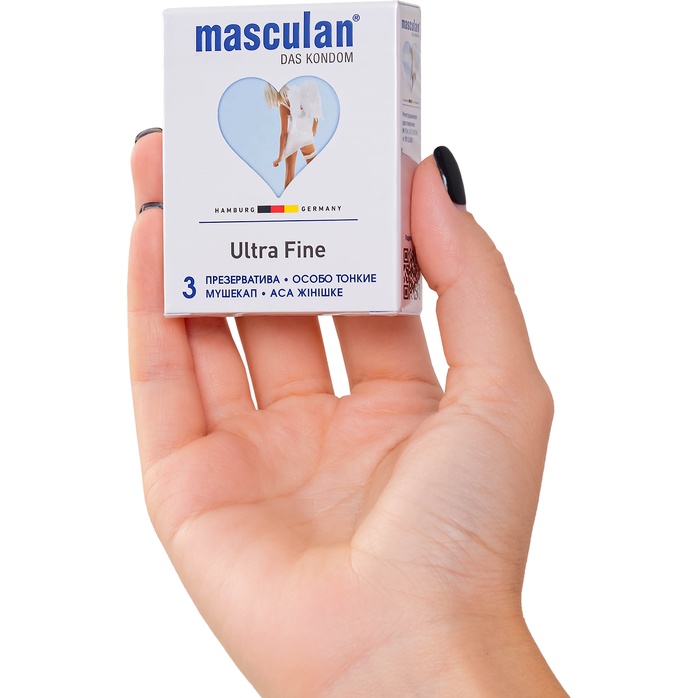 Особо тонкие презервативы Masculan Ultra Fine - 3 шт. Фотография 3.