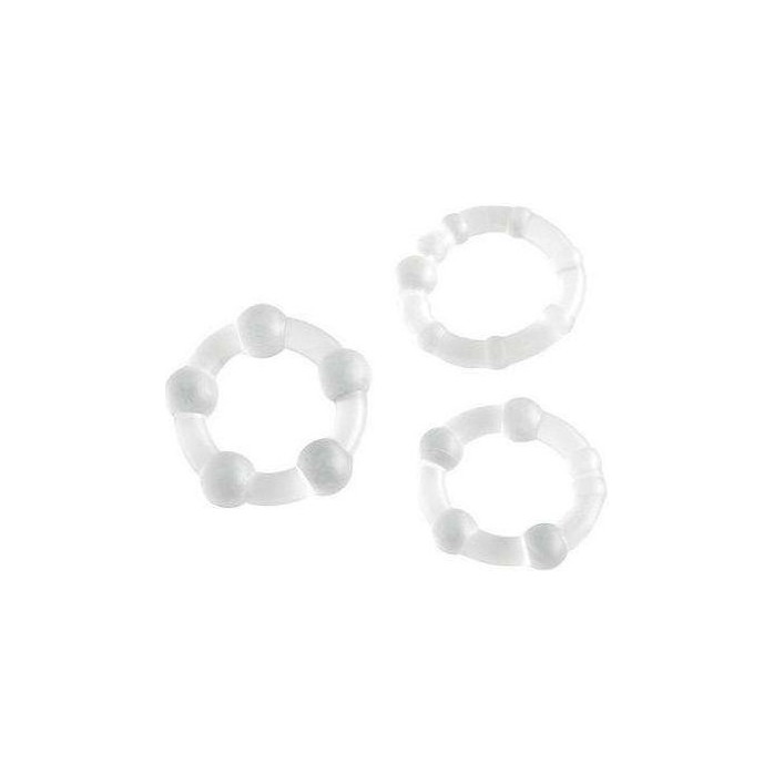 Набор из 3 прозрачных эрекционных колец различного диаметра