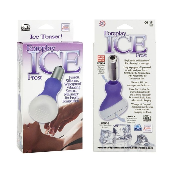 Вибромассажер с замораживающейся насадкой Foreplay Ice Frost Massagers - Foreplay Ice. Фотография 2.