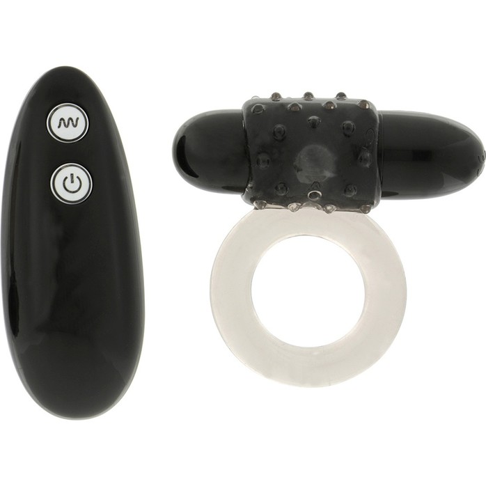 Эрекционное кольцо со стимулятором клитора и вибратором - Premium Range