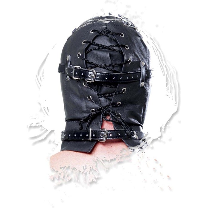 Глухой шлем-маска Full Contact Hood Black - Fetish Fantasy Extreme. Фотография 3.