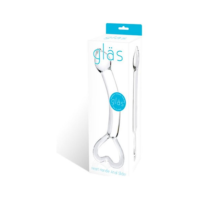 Прозрачный вагинальный стимулятор Heart - 24 см. Фотография 2.