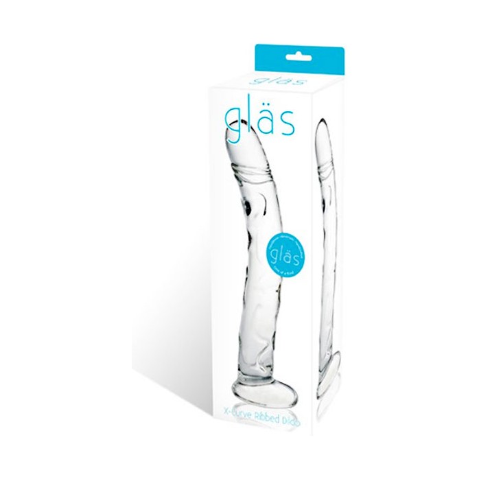 Рельефный фаллоимитатор для точки G - X-Curve Ribbed. Фотография 2.