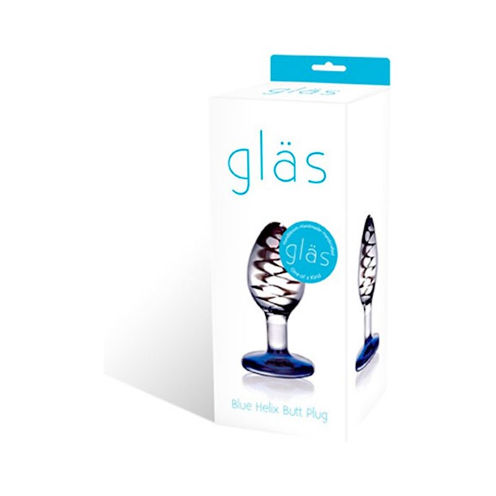 Анальная мини-пробка ручной работы со спиралью внутри, 7,5 см. Фотография 2.