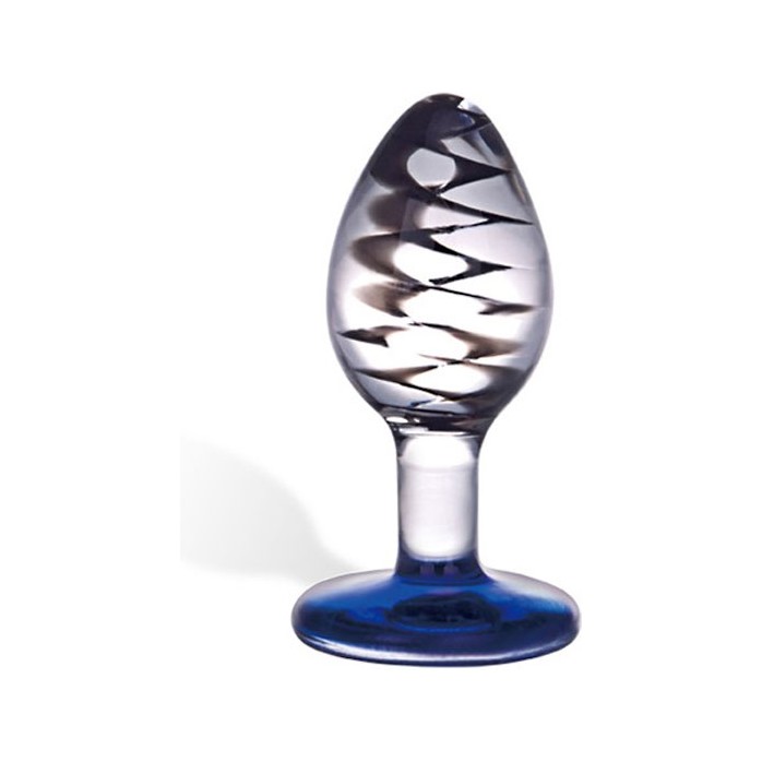 Анальная мини-пробка ручной работы со спиралью внутри, 7,5 см