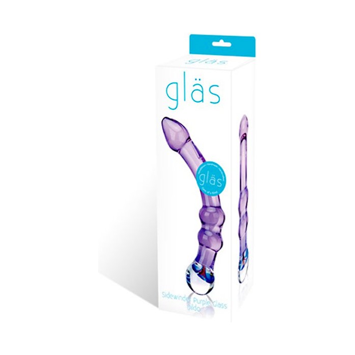 Стеклянный стимулятор точки G - Sidewinder - 18 см. Фотография 2.
