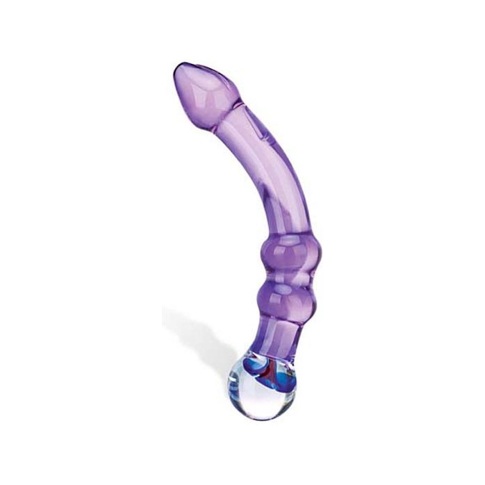 Стеклянный стимулятор точки G - Sidewinder - 18 см